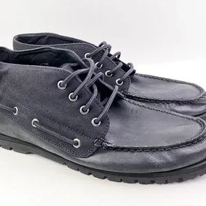 Sperry Leeward Lug Chukka Grey US9M NIB Mens Sperry Top Sider Leeward Mini Lug Chukka Gray Leather  main image 4